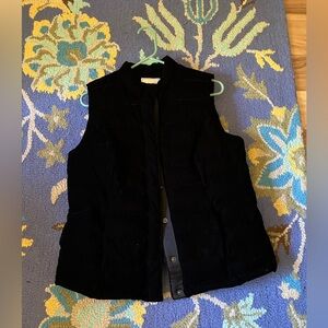 Black Velvet Vest